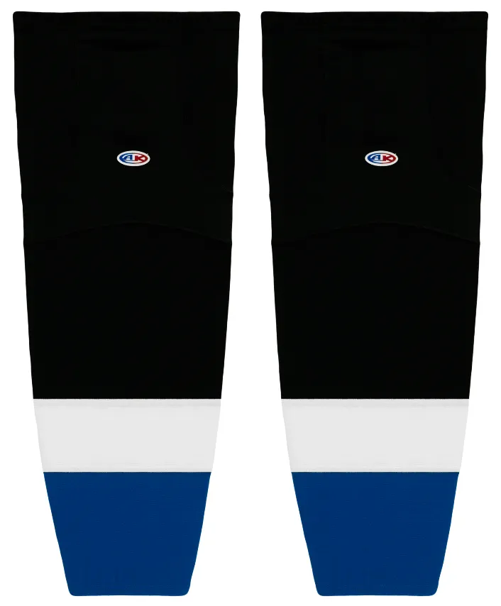 Athletic Knit (AK) HS2100-338 Tampa Bay Lightning Black Mesh Ice Hockey Socks