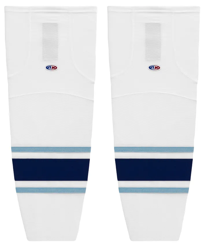 Athletic Knit (AK) HS2100-341 University of Maine Black Bears White Mesh Ice Hockey Socks