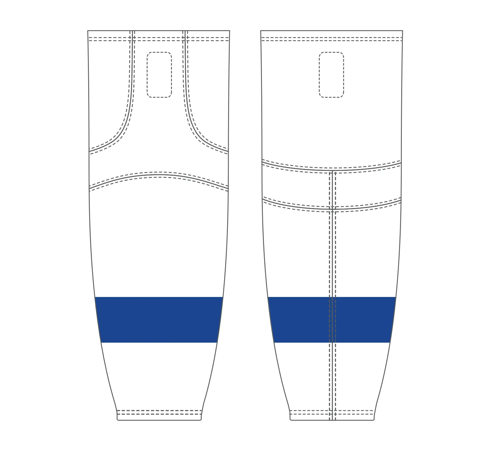 Athletic Knit (AK) HS2100-489 2011 Tampa Bay Lightning White Mesh Ice Hockey Socks