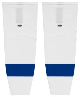 Athletic Knit (AK) HS2100-489 2011 Tampa Bay Lightning White Mesh Ice Hockey Socks