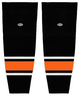 Athletic Knit (AK) HS2100-624 Philadelphia Flyers Third Black Mesh Ice Hockey Socks