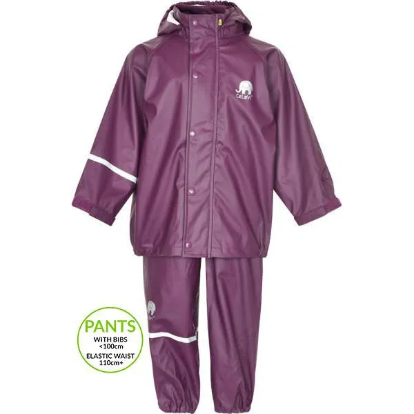 Classic Rain Suit Set - Blackberry