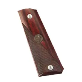 Colt 1911 Grip - Half-Checkered, Rosewood