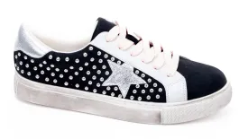 Corky's Supernova Black Stud Sneakers