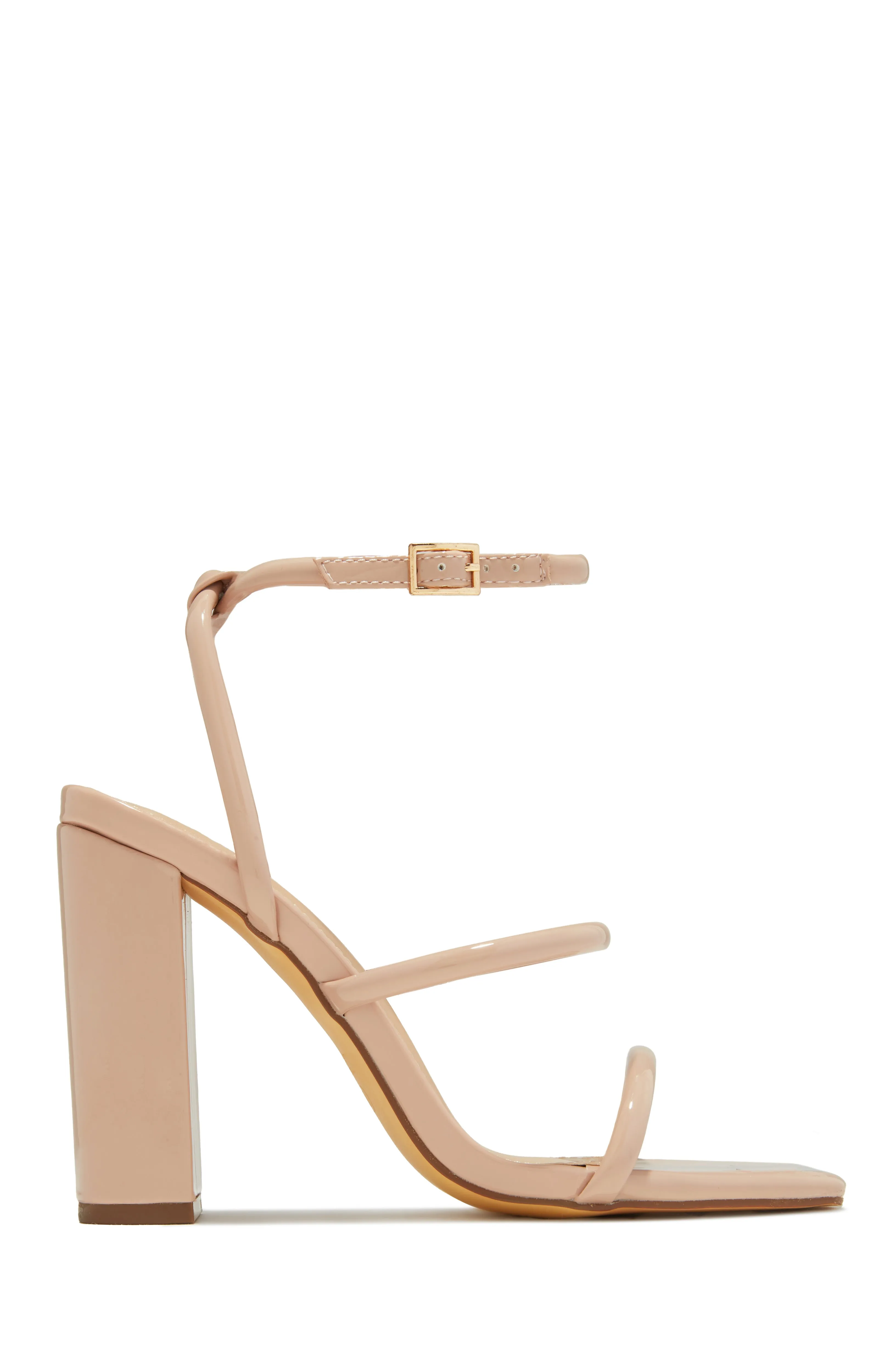 Emalia Block Heels - Gold