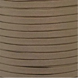 Flat Athletic Laces Custom Length with Tip - Beige (1 Pair Pack) Shoelaces