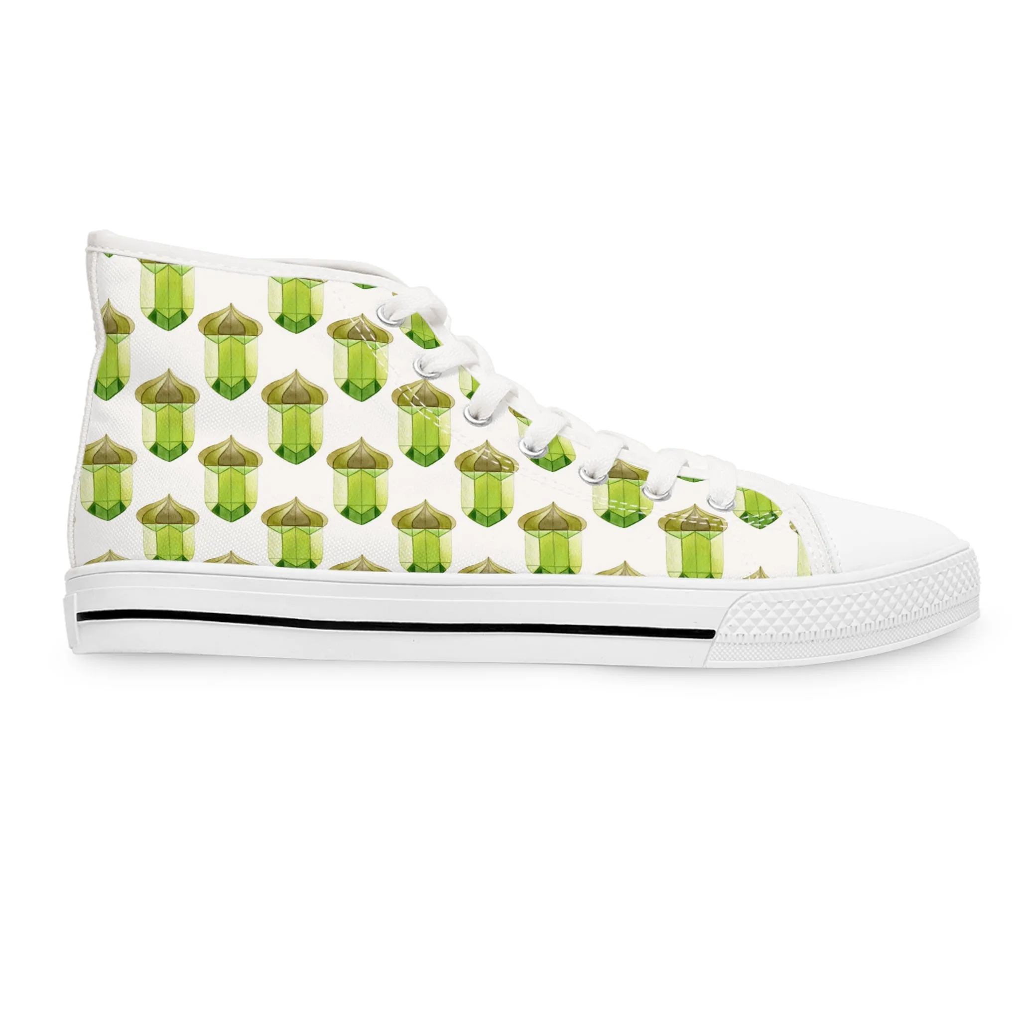 Green Acorns Women's High Top Sneakers