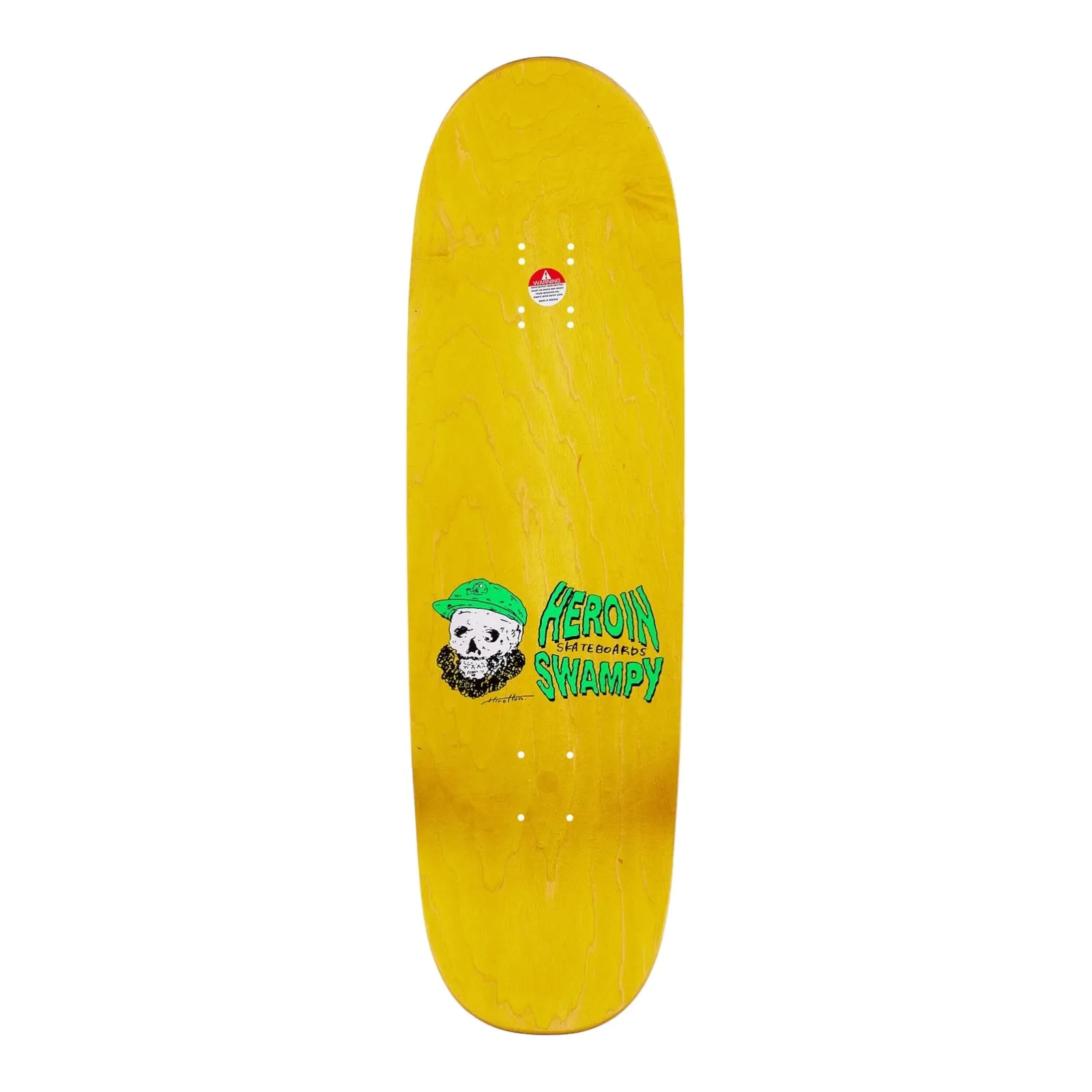 Heroin Swampy Gators DD Deck 9.125”