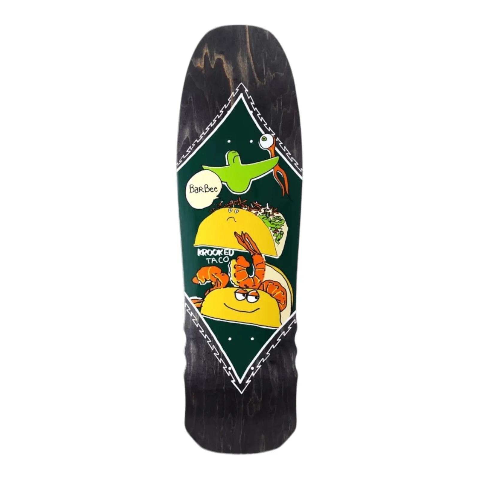 KROOKED BARBEE SHRIMP TACO 9.3” SKATEBOARD DECK