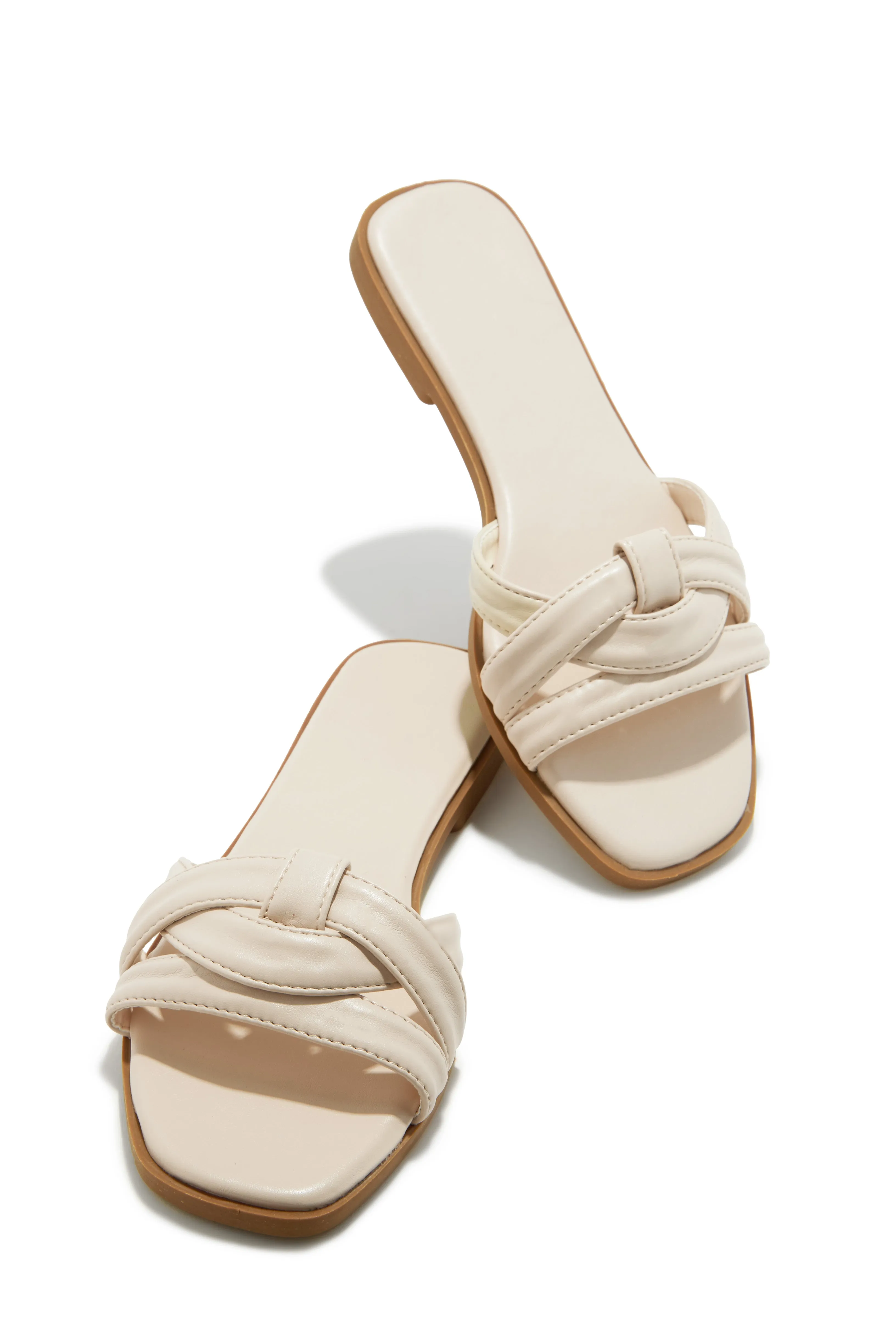 Maile Slip On Sandals - Natural