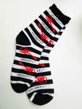 Naughty Guitar Crew Socks