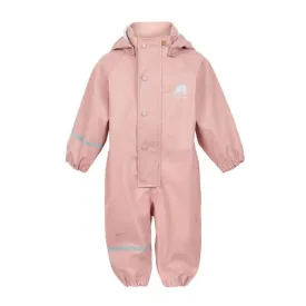 Rain Suit One Piece - Misty Rose - 2 Left Size 6-9 months & 3-4 years