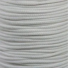 Round Athletic Laces Custom Length with Tip - White (1 Pair Pack) Shoelaces