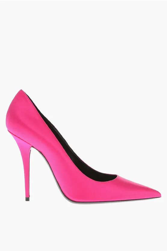 Saint Laurent Stiletto Heeled HYPE Satin Pumps