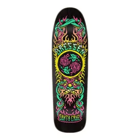 Santa Cruz Shaped Skateboard Deck Dressen Rose Crew Two 9.31”