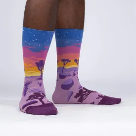 Sock It To Me Men's Crew Socks - Joshua Tree National Park