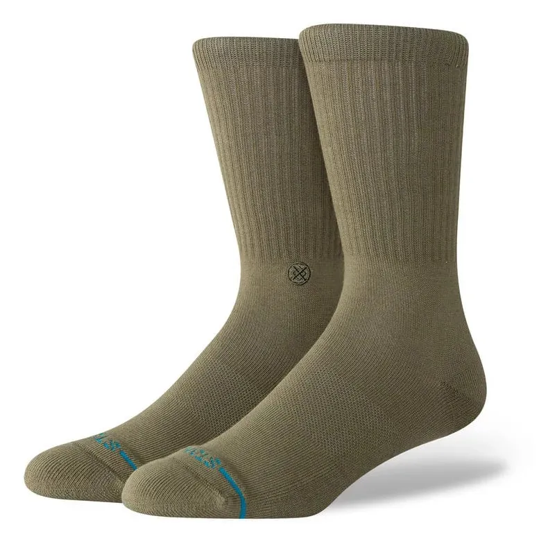 Stance Socks Icon Crew Green - Medium