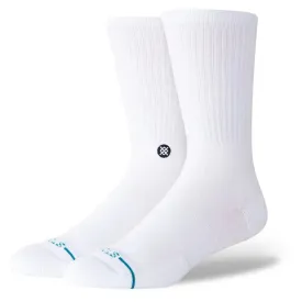 Stance Socks Icon Crew - White/Black