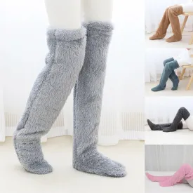 Trendy Long Plush Fleece Knee High Socks