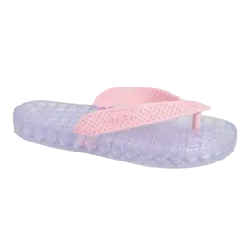 Wave - Clear Thong Sandal - Pink